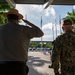 Commander Navy Region Hawaii Observes Colors At Pearl Harbor Historic Sites Visitor Center