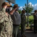 Commander Navy Region Hawaii Observes Colors At Pearl Harbor Historic Sites Visitor Center