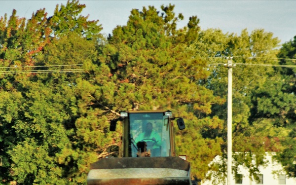Fort McCoy DPW personnel at work