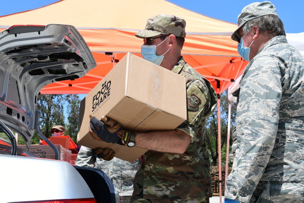 146th Airlift Wing assists delivering food during COVID-19 pandemic