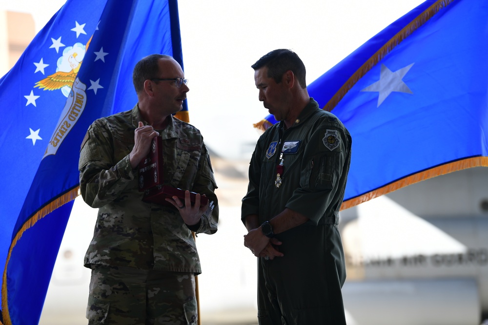 Outgoing commander celebrates final days of military service a member of the Hollywood Guard