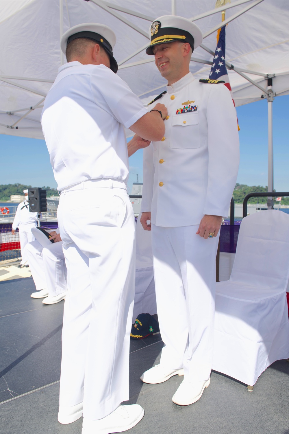 USS The Sullivans Change of Command 2021