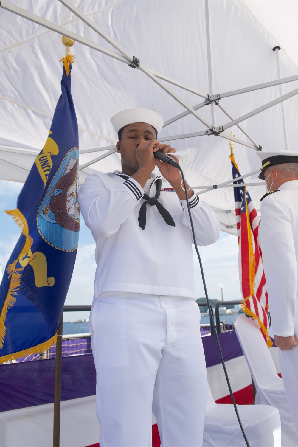 USS The Sullivans Change of Command 2021