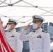 USS The Sullivans Change of Command 2021