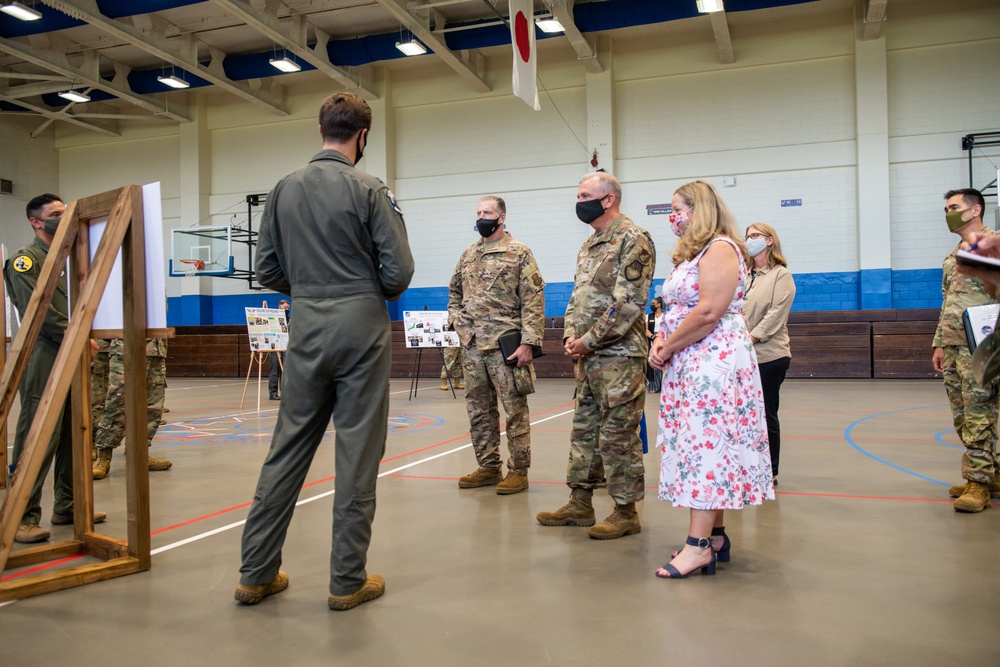 USFJ, 5th Air Force commander visits Kadena