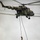 Ukrainian soldiers fast rope from a MI-8 helicopter