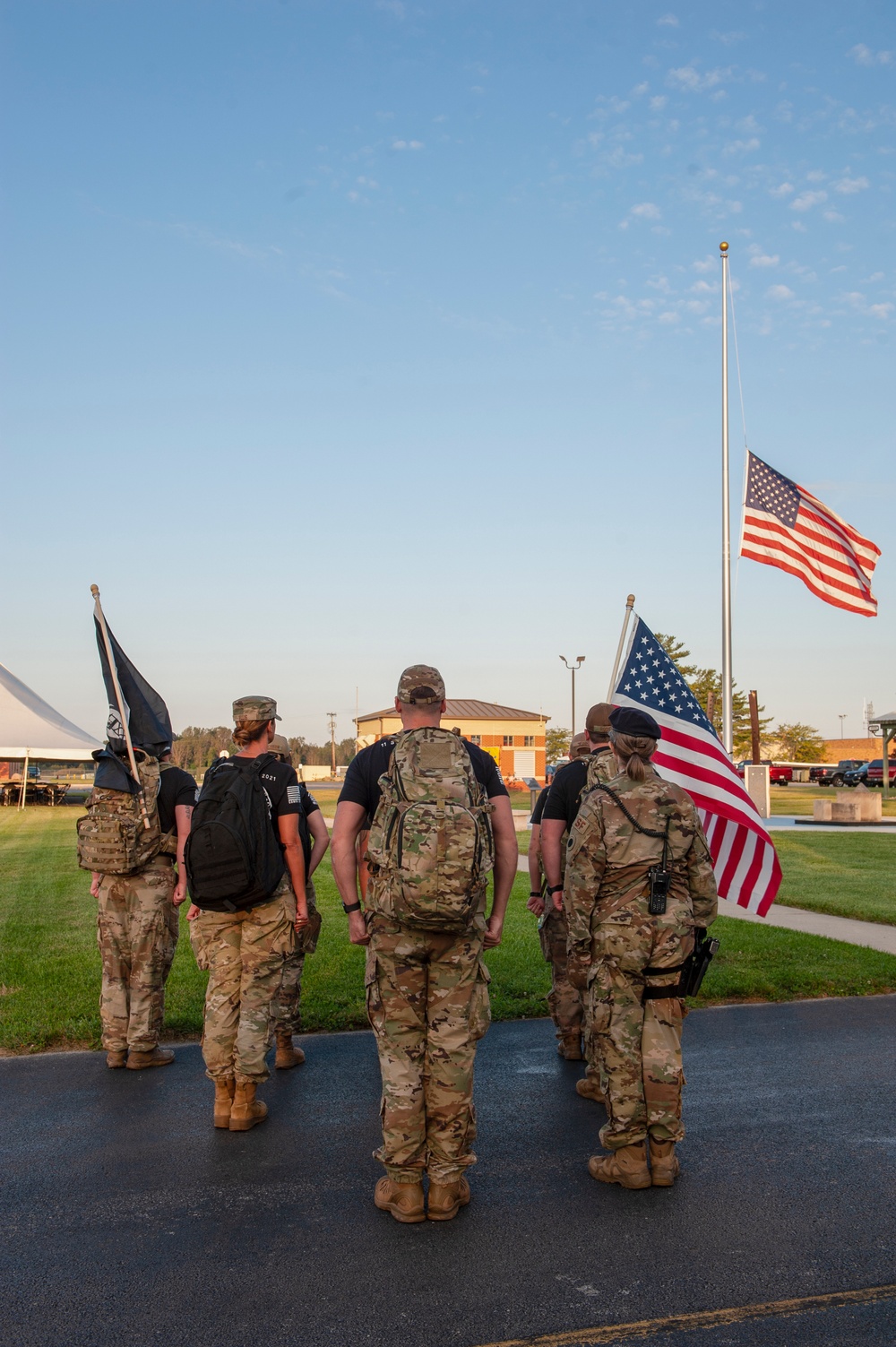 180th Fighter Wing Remembers 9/11 with Ruck March