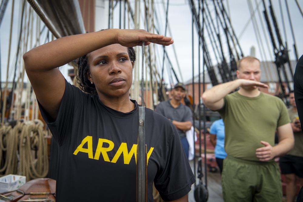 USS Constitution hosts MEPCOM