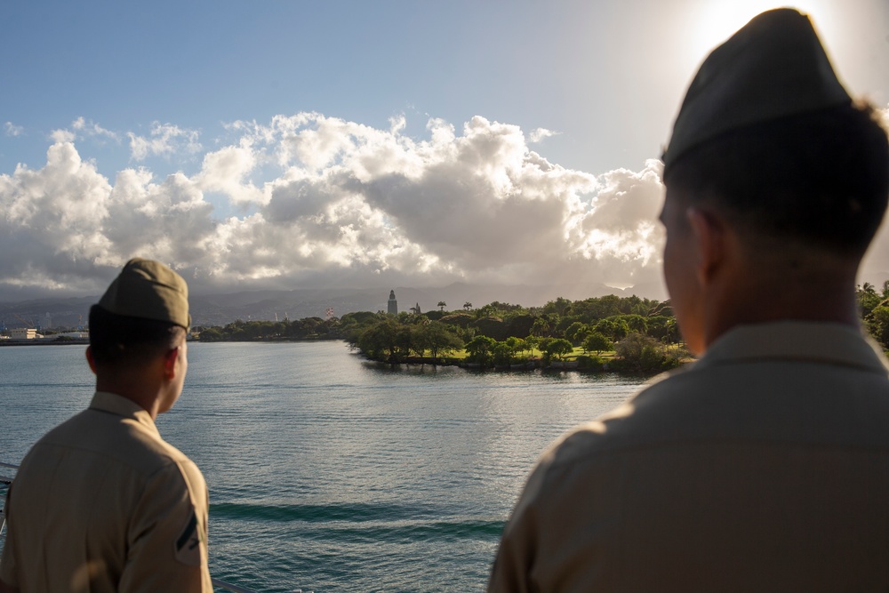 USS John P. Murtha arrives at Joint Base Pearl Harbor Hickam