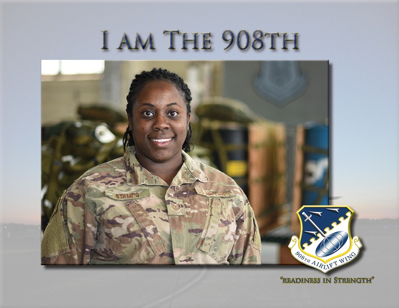 I am the 908th: Tech. Sgt. Lateriya Stamps