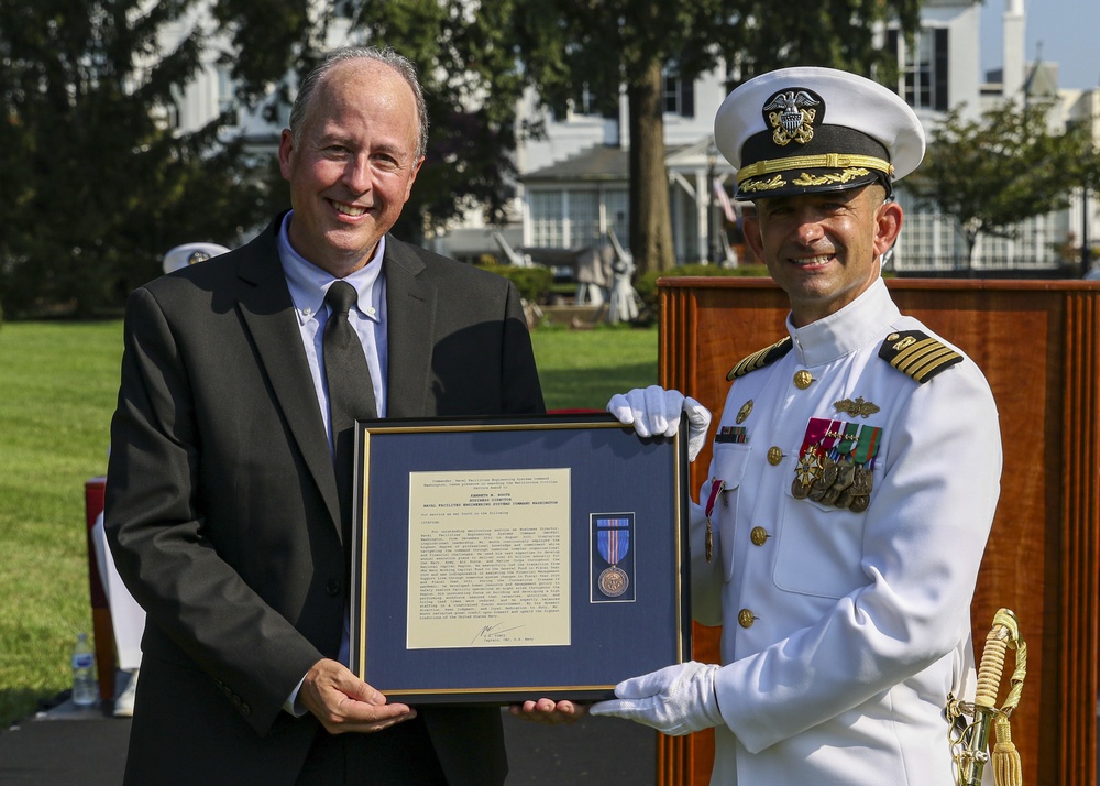 Booth Received Second Meritorious Civilian Service Award