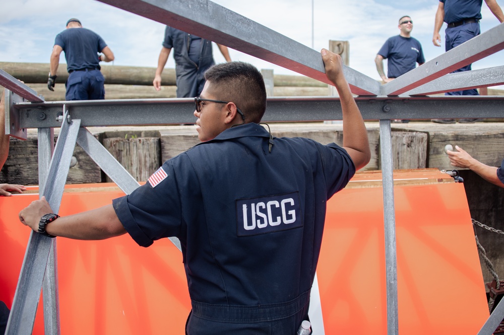 Coast Guard Cutter Axe crew supports Hurricane Ida recovery