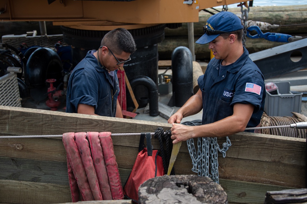 Coast Guard Cutter Axe crew supports Hurricane Ida recovery