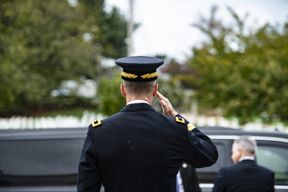 Prime Minister Boris Johnson of the United Kingdom Participates in an Armed Forces Full Honors Wreath-Laying Ceremony at the Tomb of the Unknown Soldier