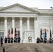 Prime Minister Boris Johnson of the United Kingdom Participates in an Armed Forces Full Honors Wreath-Laying Ceremony at the Tomb of the Unknown Soldier