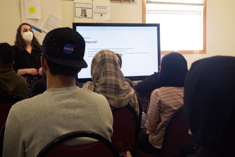 Afghan Evacuees Receive Legal Advice