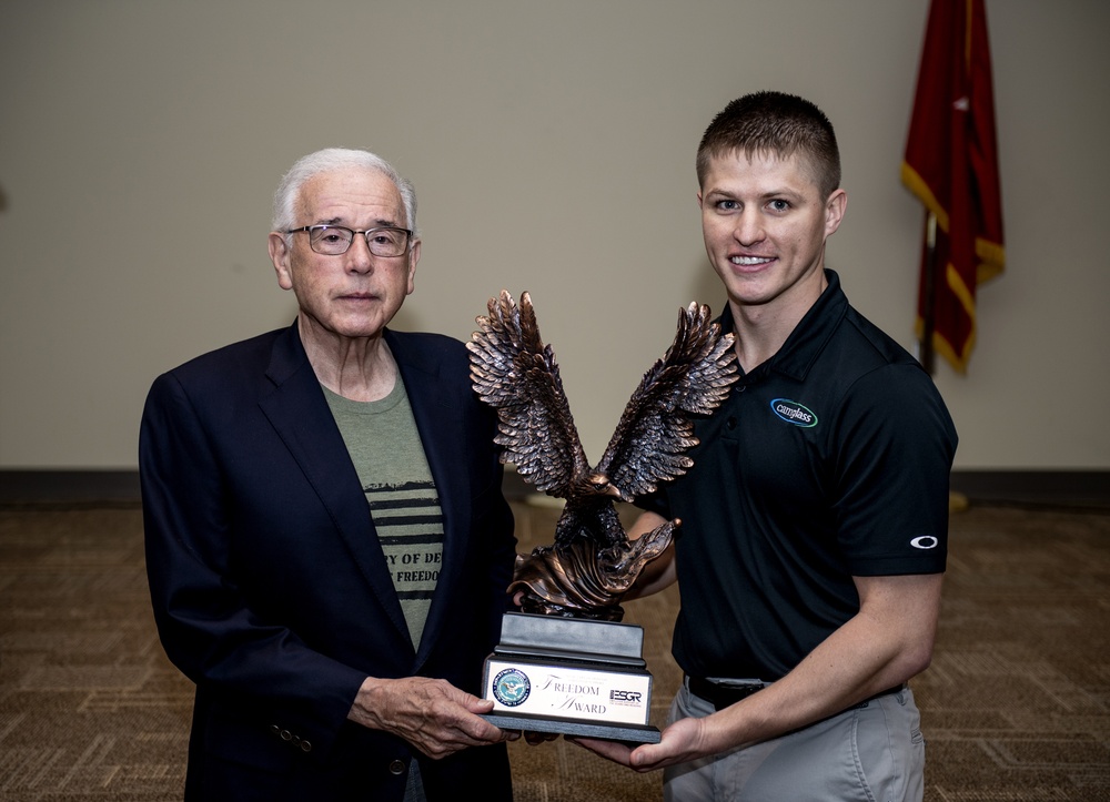 Local business receives 2021 SECDEF Employer Support Freedom Award