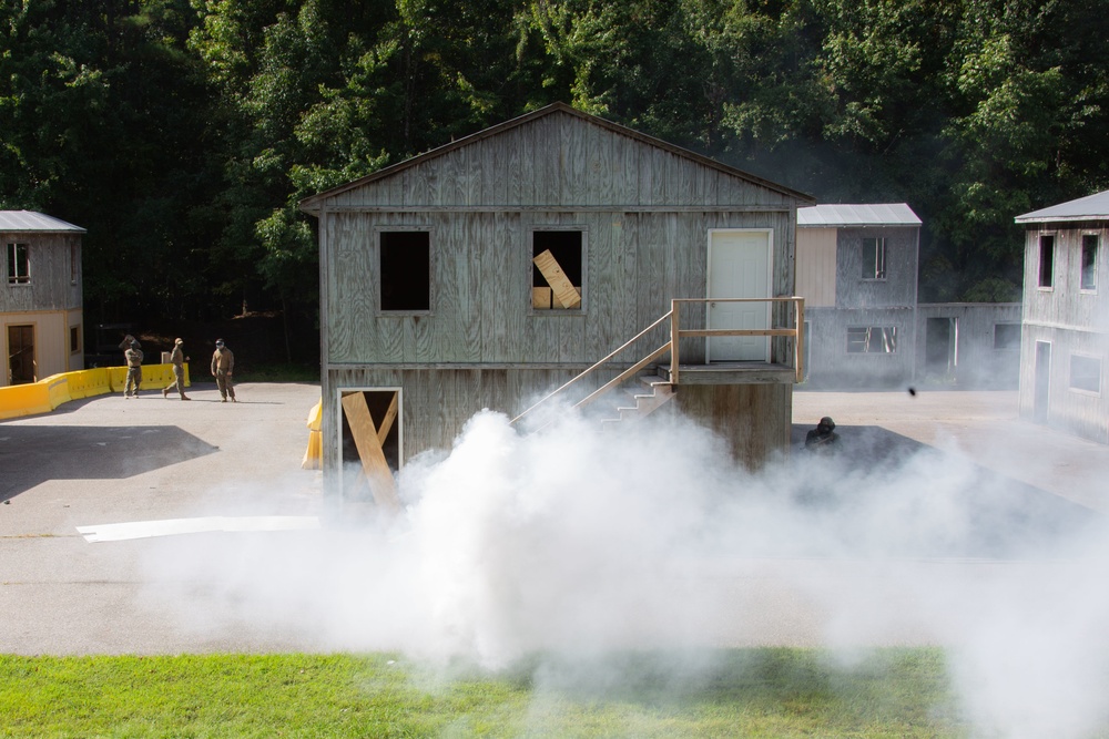 U.S. Marines and British Royal Marines conduct force-on-force training