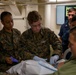 Corpsmen conduct fresh whole blood transfusion demonstration