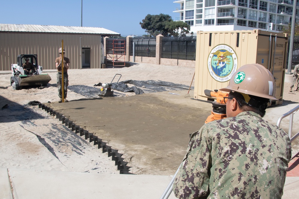 ACB 1 Builds a Gym at WARCOM