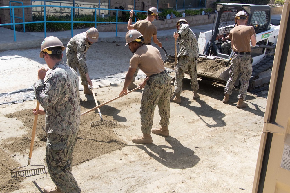 ACB 1 Builds a Gym at WARCOM