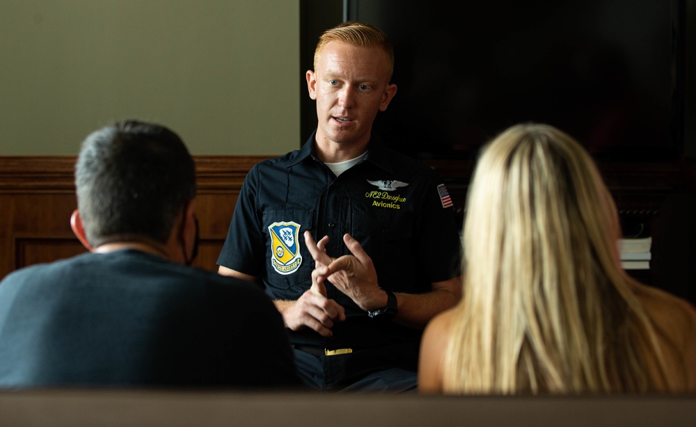 U.S. Navy Blue Angels visit MCAS Cherry Point