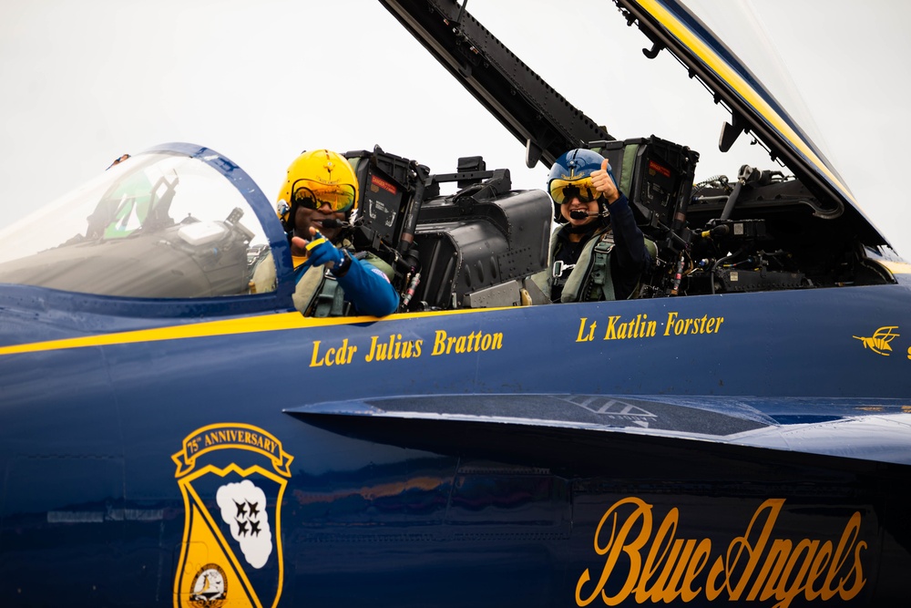 U.S. Navy Blue Angels visit MCAS Cherry Point