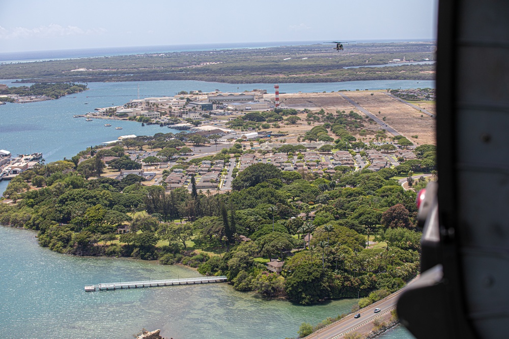 Republic of Korea Minister of Defense Oahu familiarization flight