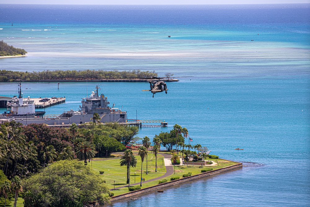 Republic of Korea Minister of Defense Oahu familiarization flight