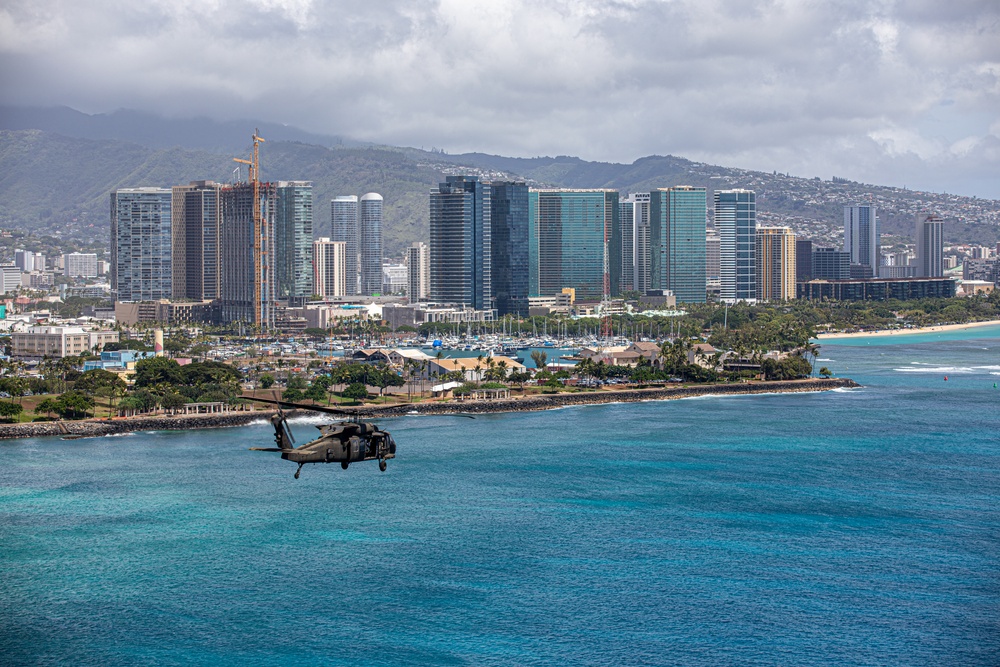 Republic of Korea Minister of Defense Oahu familiarization flight