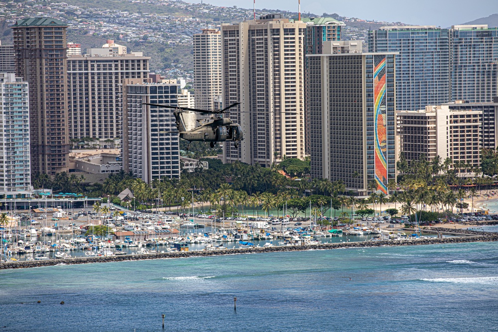 Republic of Korea Minister of Defense Oahu familiarization flight