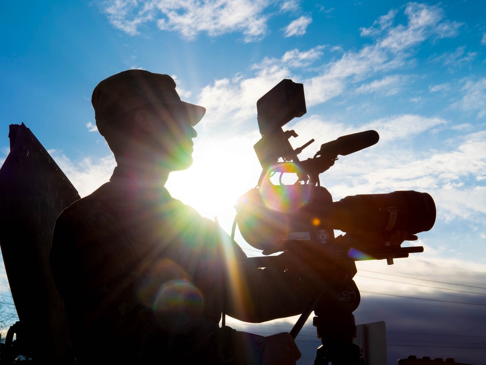 Public Affairs Airman Preps for Live Stream