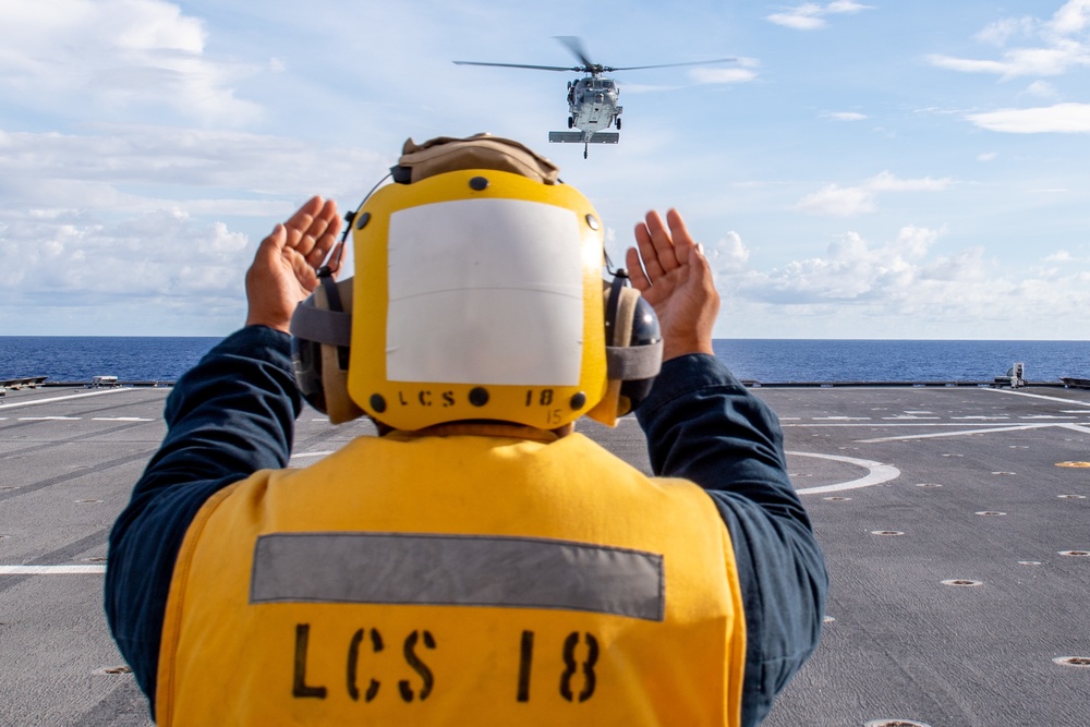 USS Charleston (LCS 18) Conducts Routine Operations