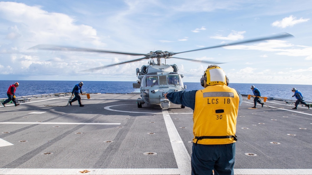 USS Charleston (LCS 18) Conducts Routine Operations