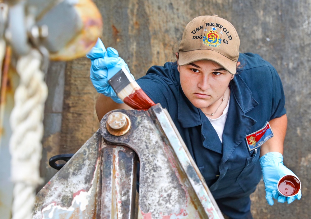 USS Benfold Ship Preservation