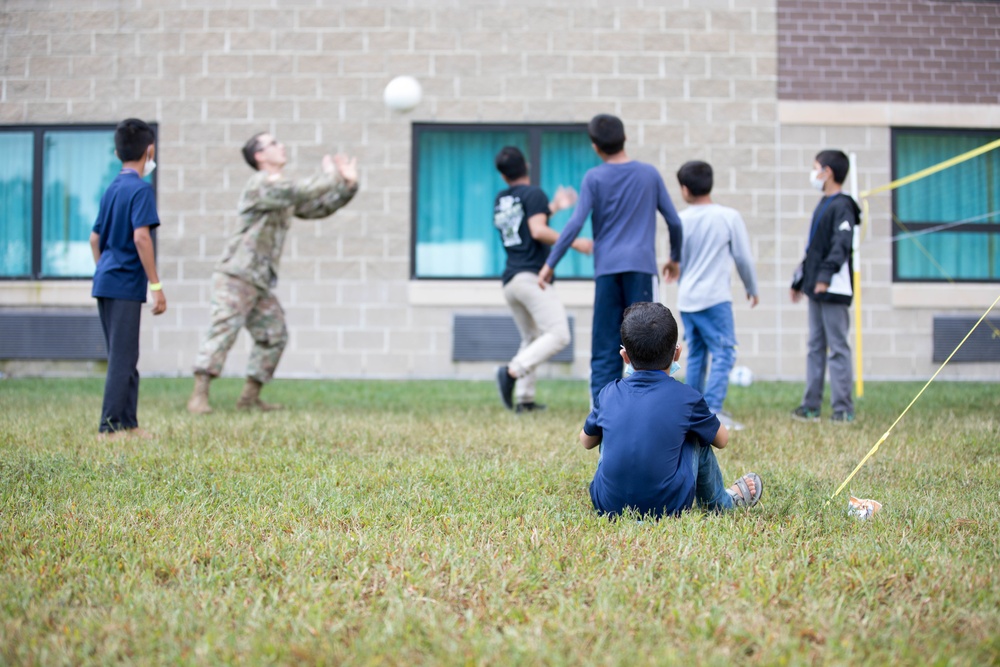 Afghan Children Enjoy Outdoor Activities