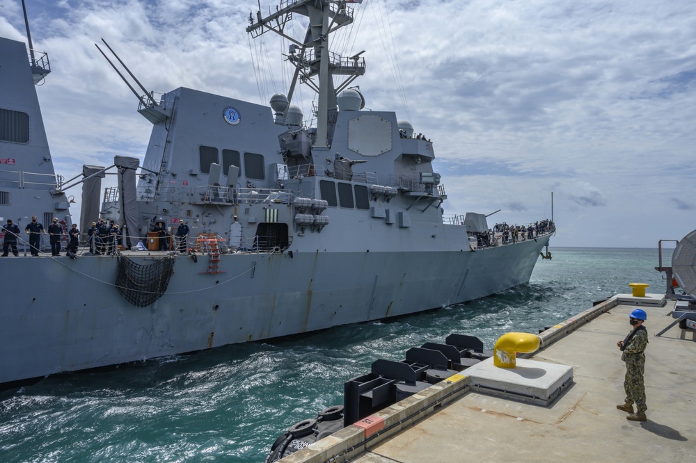 USS Stockdale Port Call at White Beach Naval Facility