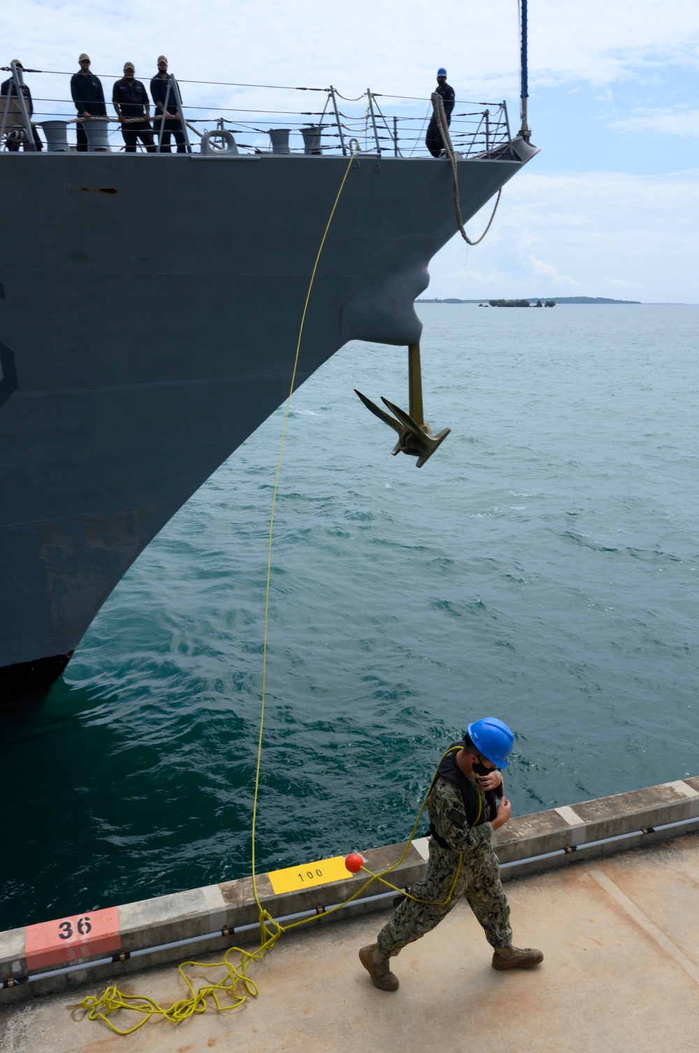 USS Stockdale Port Call at White Beach Naval Facility