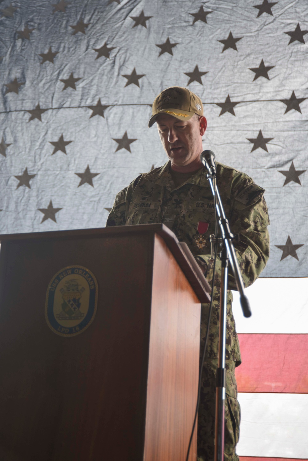 USS New Orleans Change of Command