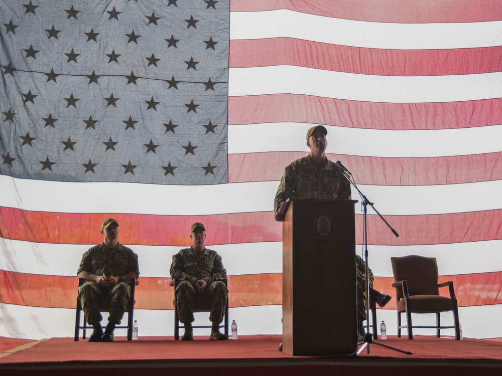 USS New Orleans Change of Command