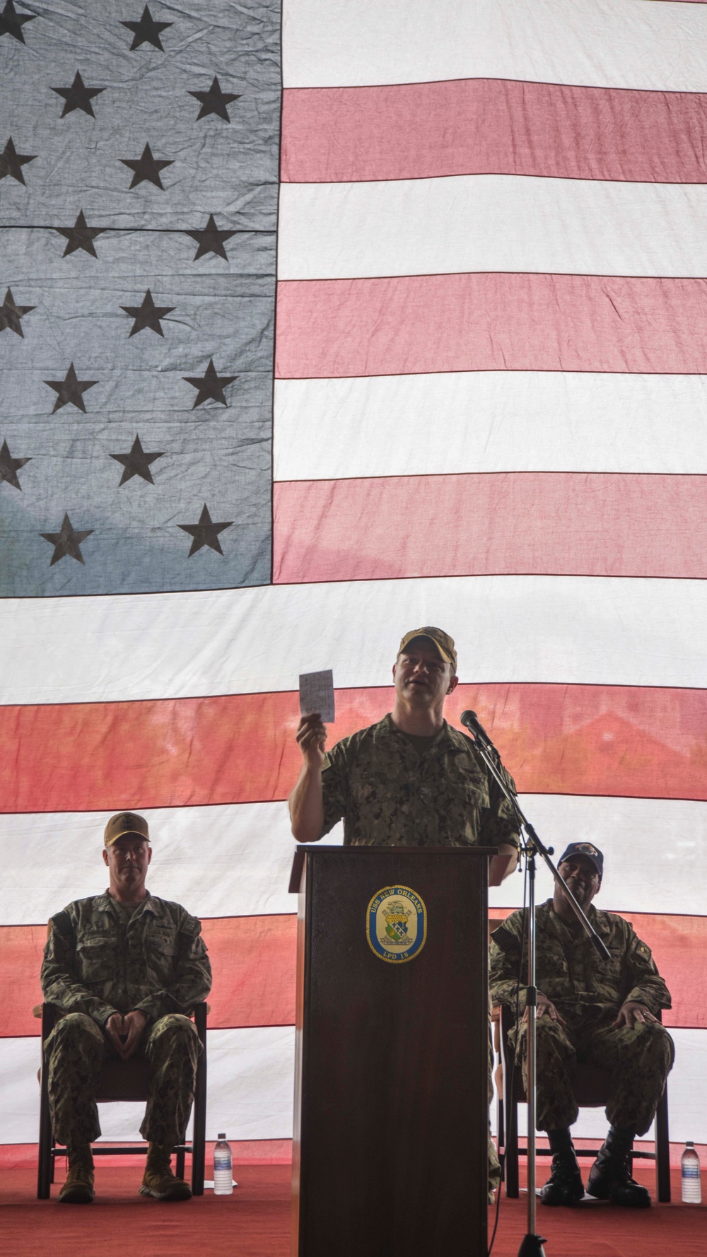 USS New Orleans Change of Command