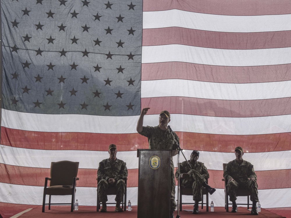 USS New Orleans Change of Command