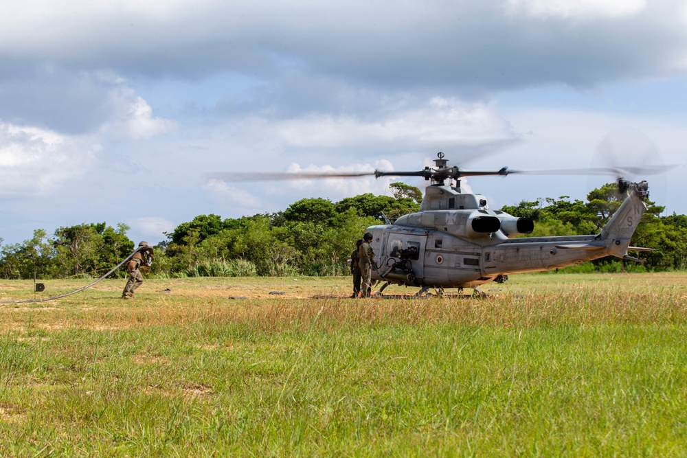 CLR-3 Marines Conduct Forward Refueling Point