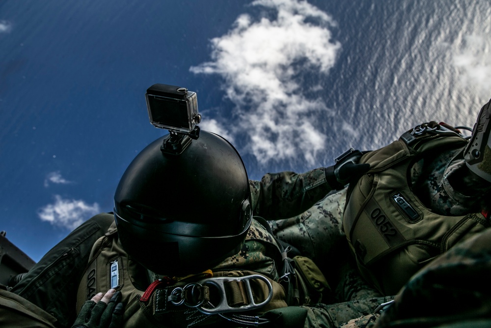 Marines with VMGR-152 and 3d LSB conduct air delivery exercises