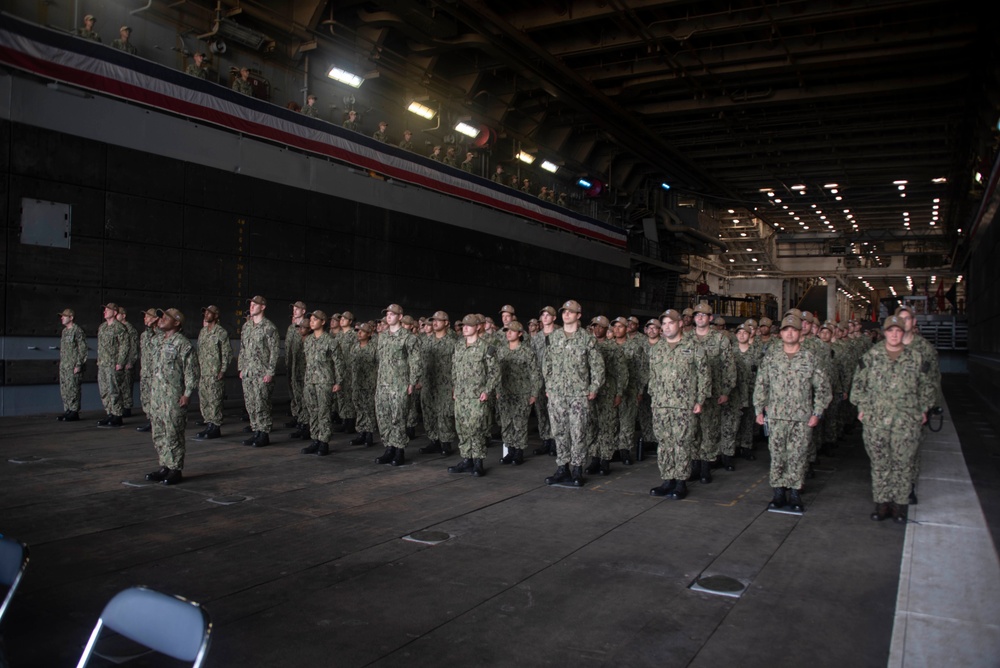 USS New Orleans Changes Command September, 2021