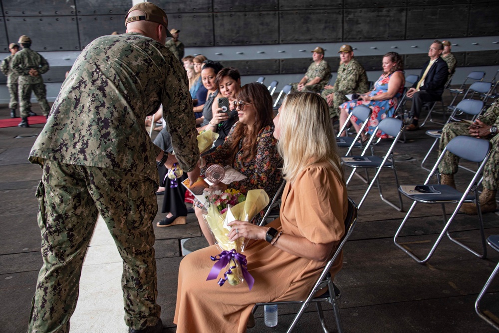 USS New Orleans Changes Command September, 2021