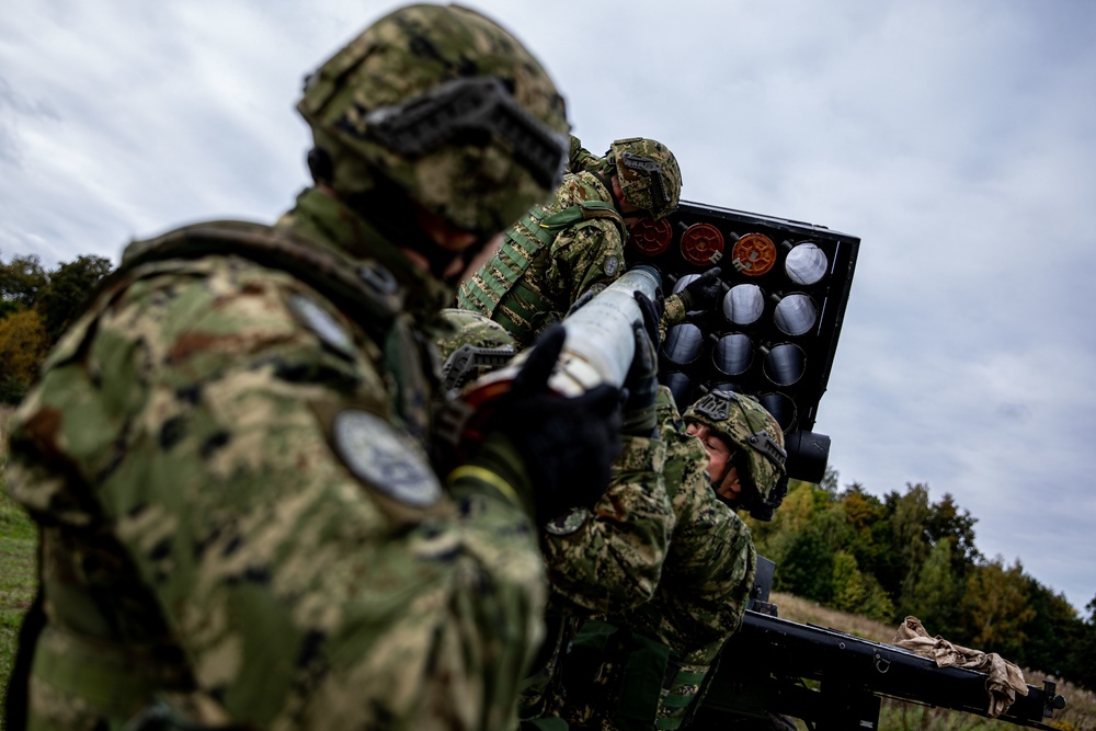 Croatia Land Forces Storm Battery fires M-92 Vulkan