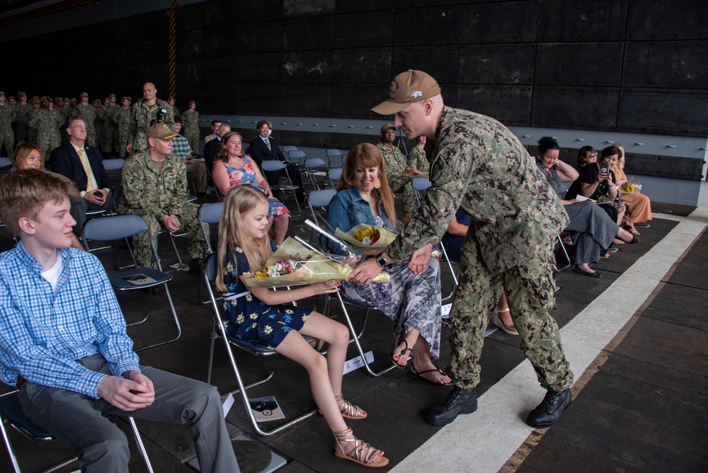 USS New Orleans Changes Command September, 2021