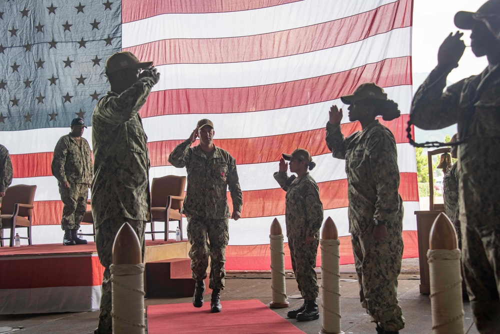 USS New Orleans Changes Command September, 2021