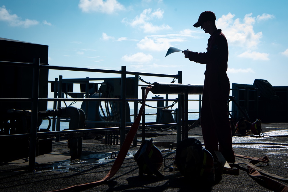 USS Carl Vinson (CVN70) Conducts Training